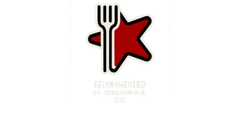 Chứng nhận "Recommended" từ Restaurant Guru năm 2025